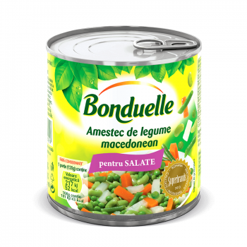 Amestec de legume macedonean Bonduelle, Cutie,  400 g