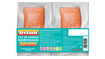 DEFISH SOMON NORVEGIAN CU PIELE 2*200 G