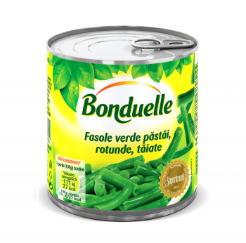 Fasole verde rotunda pastai taiata Bonduelle, Cutie, 400 g